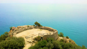 La splendida terrazza sul promontorio