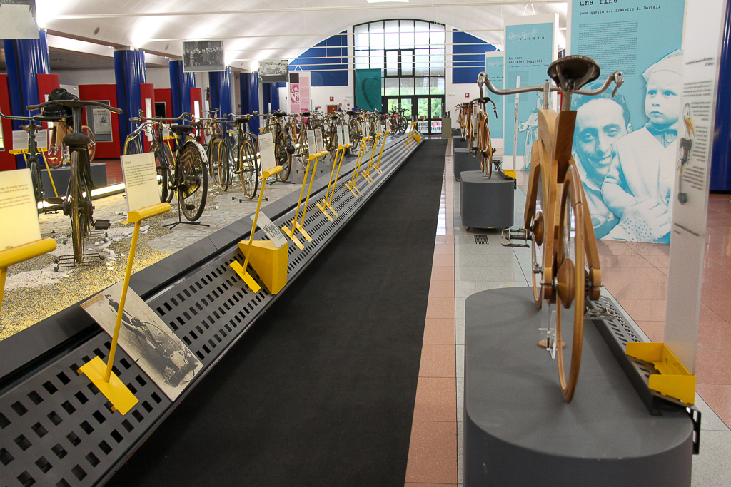 Biciclette esposte al Museo dei Campionissimi