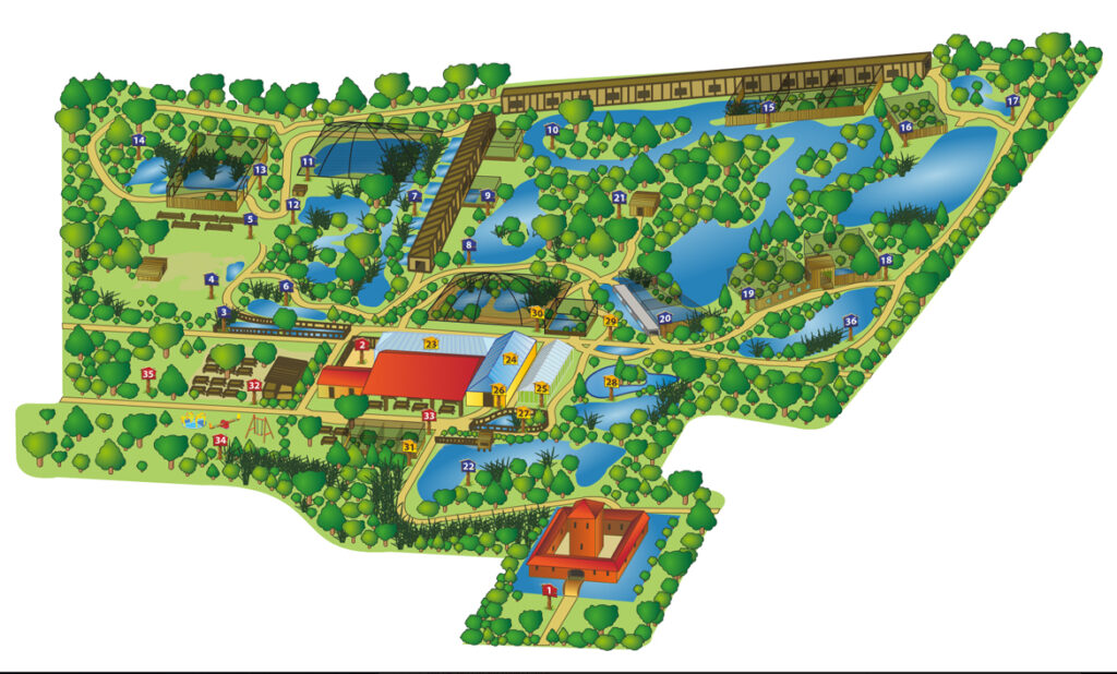 Mappa dell'Oasi di Sant'Alessio
