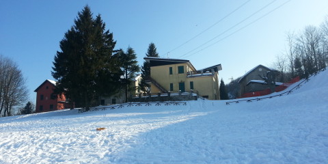 Sulla neve alla Cappelletta di Masone