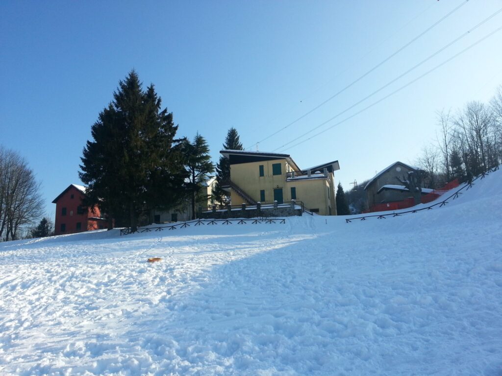 Sulla neve alla Cappelletta di Masone