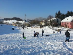 Sulla neve alla Cappelletta di Masone