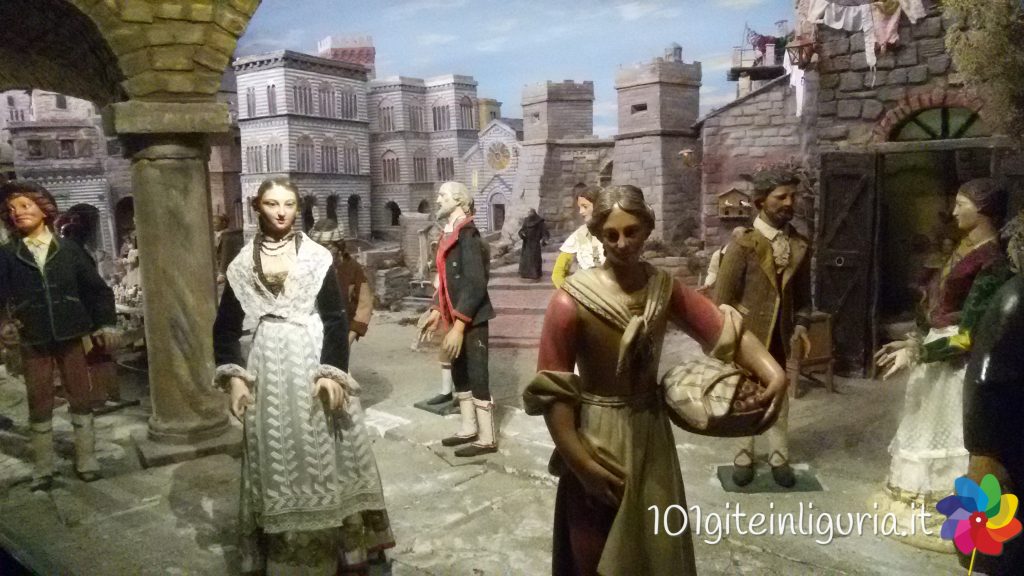 Il Presepe artistico più bello di Genova. Una gita completa: viaggio in funicolare e discesa percorrendo antiche creuze genovesi.