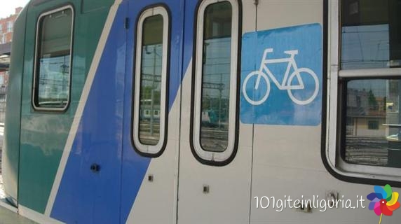 Bicicletta gratis sui treni in Liguria