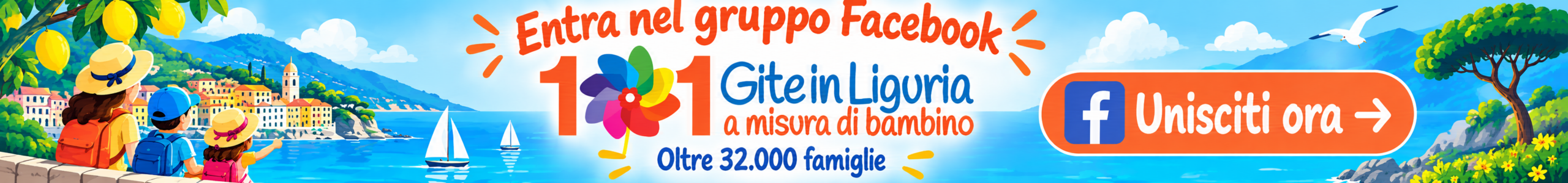 Entra nel gruppo Facebook di 101giteinliguria.it