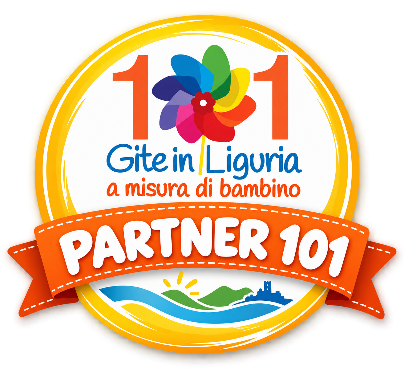 Badge Partner 101 di 101giteinliguria.it