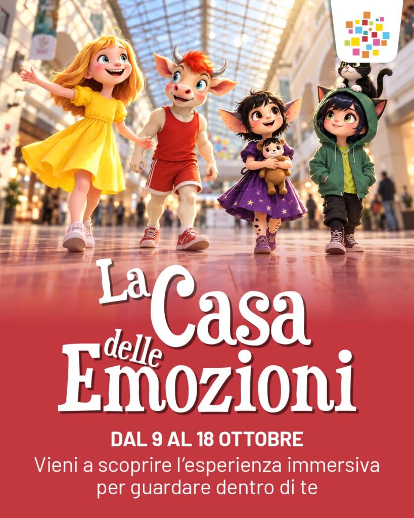 Locandina La Casa delle Emozioni alla Fiumara, dal 9 al 18 Ottobre 2026
